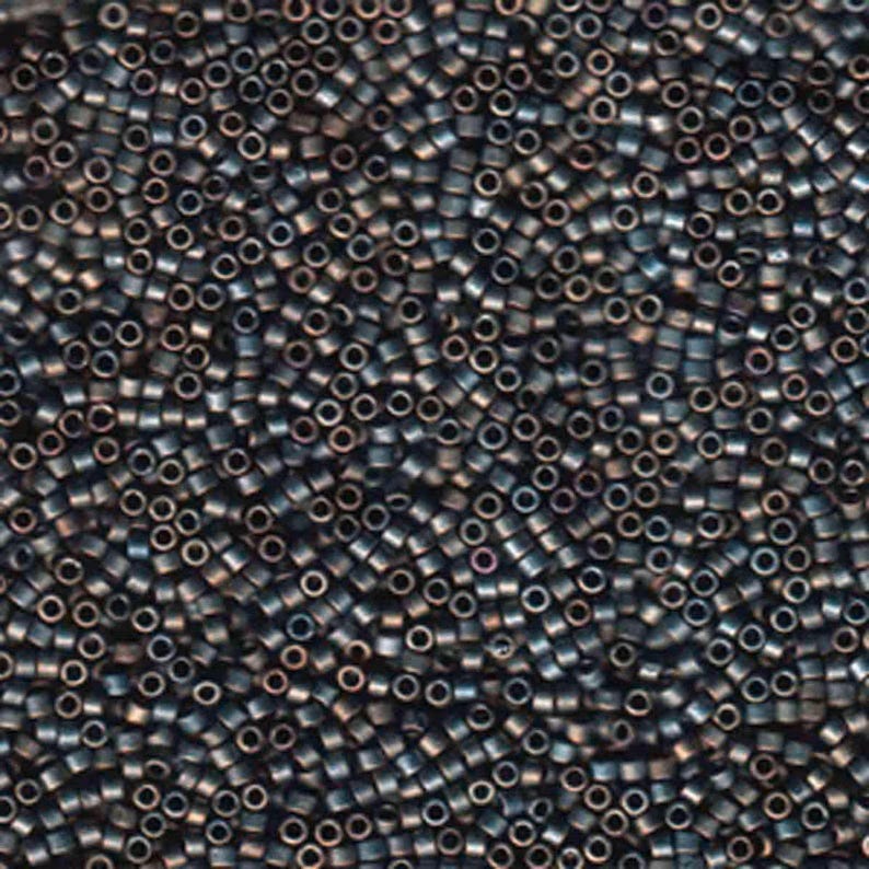 Miyuki 11/0 Delica - DB307 - Matte Metallic Silver Gray - 5 Grams - Etsy