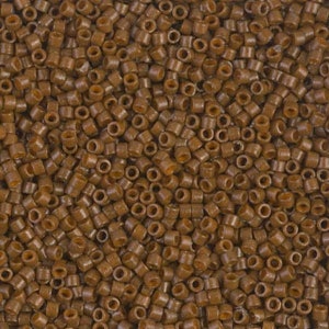 Miyuki 11/0 Delica - DB2142 - Duracoat Opaque Cognac - 5 grams