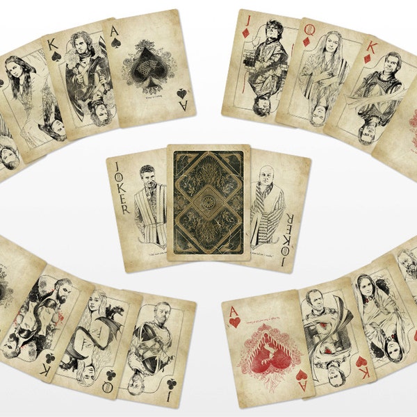 Game of Thrones Inspired Playing Cards v2 (Vintage)