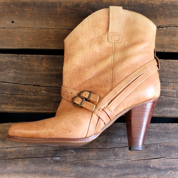 1980's Vintage Boots/ 80s Booties/Vintage Boots