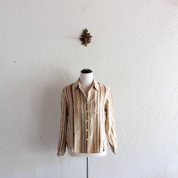 1970s India Silk Blouse/ 70s Silk Blouse/ 70s Vint