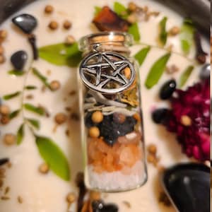 Protection Spell Bottle for energy protection and spell work