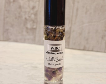 Chill Betch Essential Oil Roller: Lavender, Amethyst, & Herbs