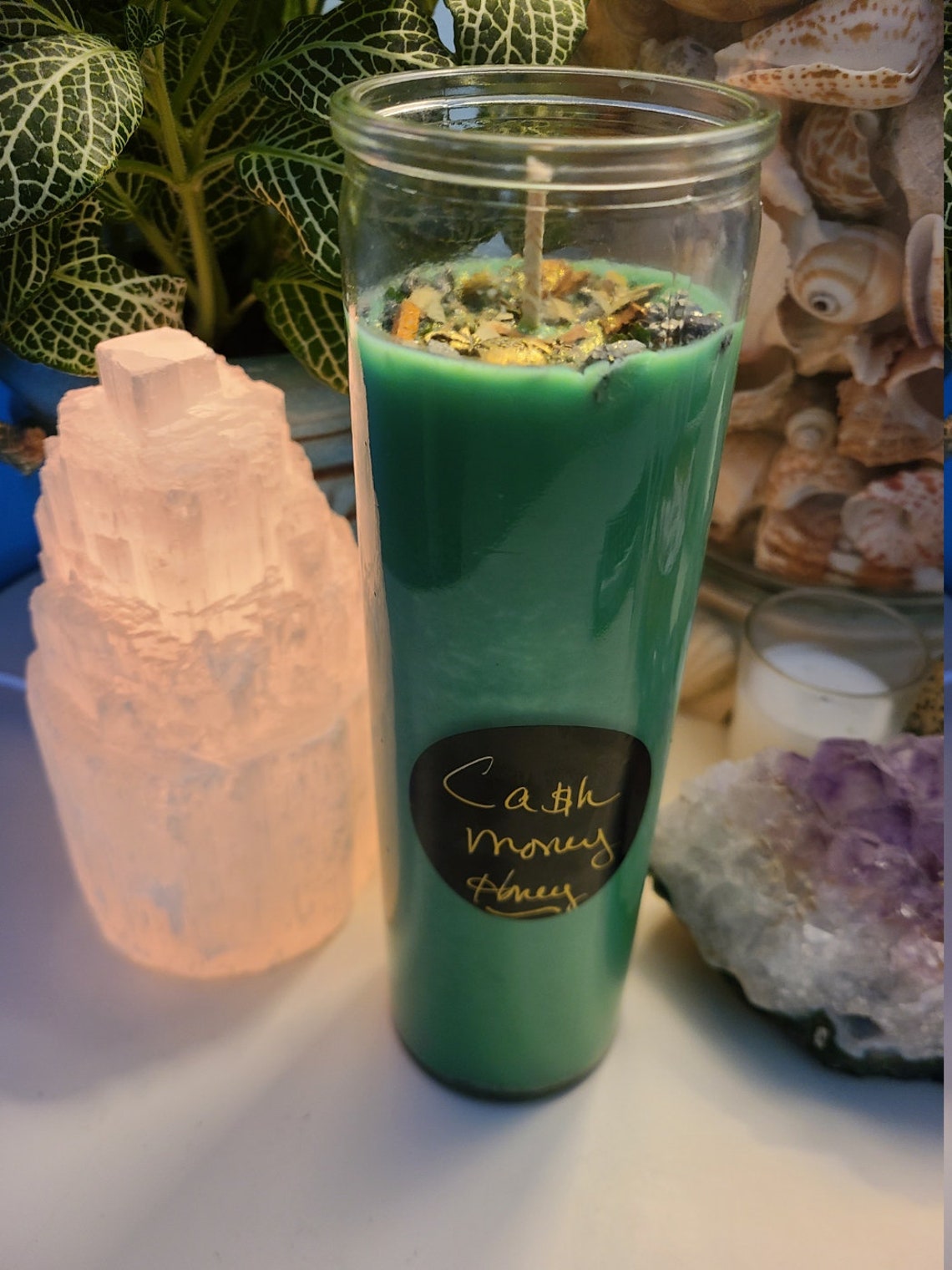 7 day Money Candle for use in money spells fast cash fully Etsy