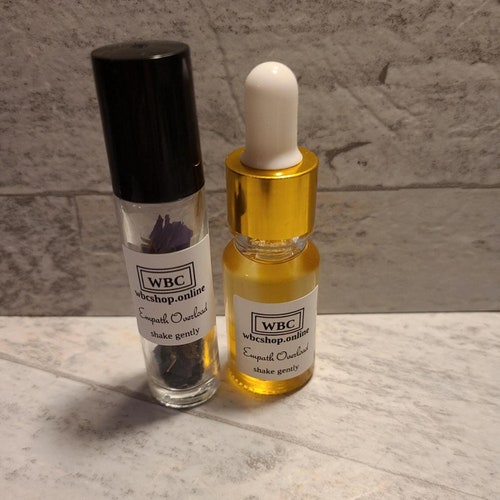 Empath Overload, Essential Oil Roller: Crystal & Herbal Infused Energy Shield