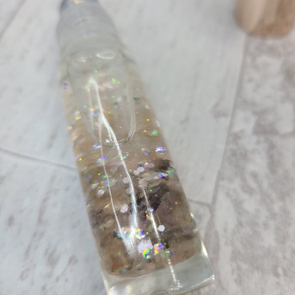 Stargazer, cut floral scented super 7 crystal infused oil, herbal oil