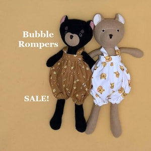 SALE!  Bubble Romper for 14" doll or animal  Toy Seasonal Handmade Outfit (doll not included)  *Sewn to Order-Mails in 2-3 days*
