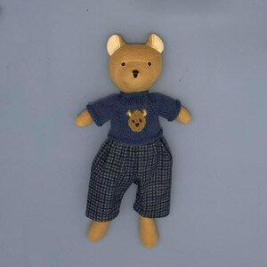 Conjuntos de suéteres de aldeano para muñecas o animales de 35 cm (14"). Conjuntos de juguetes hechos a mano (muñeca no incluida). imagen 4