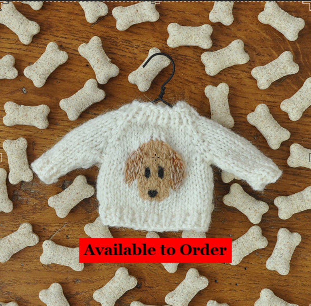 Golden Retriever Knitting Hoodie