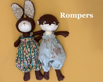 Romper for 14&quot; doll or animal  Toy Seasonal Handmade Outfit (doll not included)  *Sewn to Order-Mails in 2-3 days*