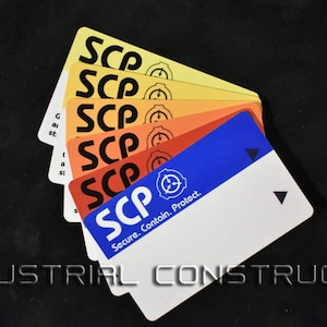 Tarjetas de acceso de la Fundación SCP - Versión de la Brecha de Contención