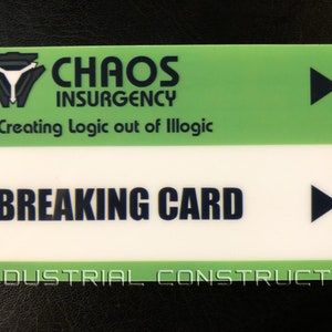 Chaos Insurgency Breaking Card - SCP Foundation