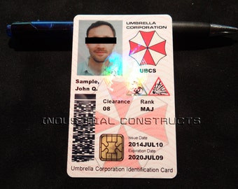 Umbrella Corporation Id Card Template