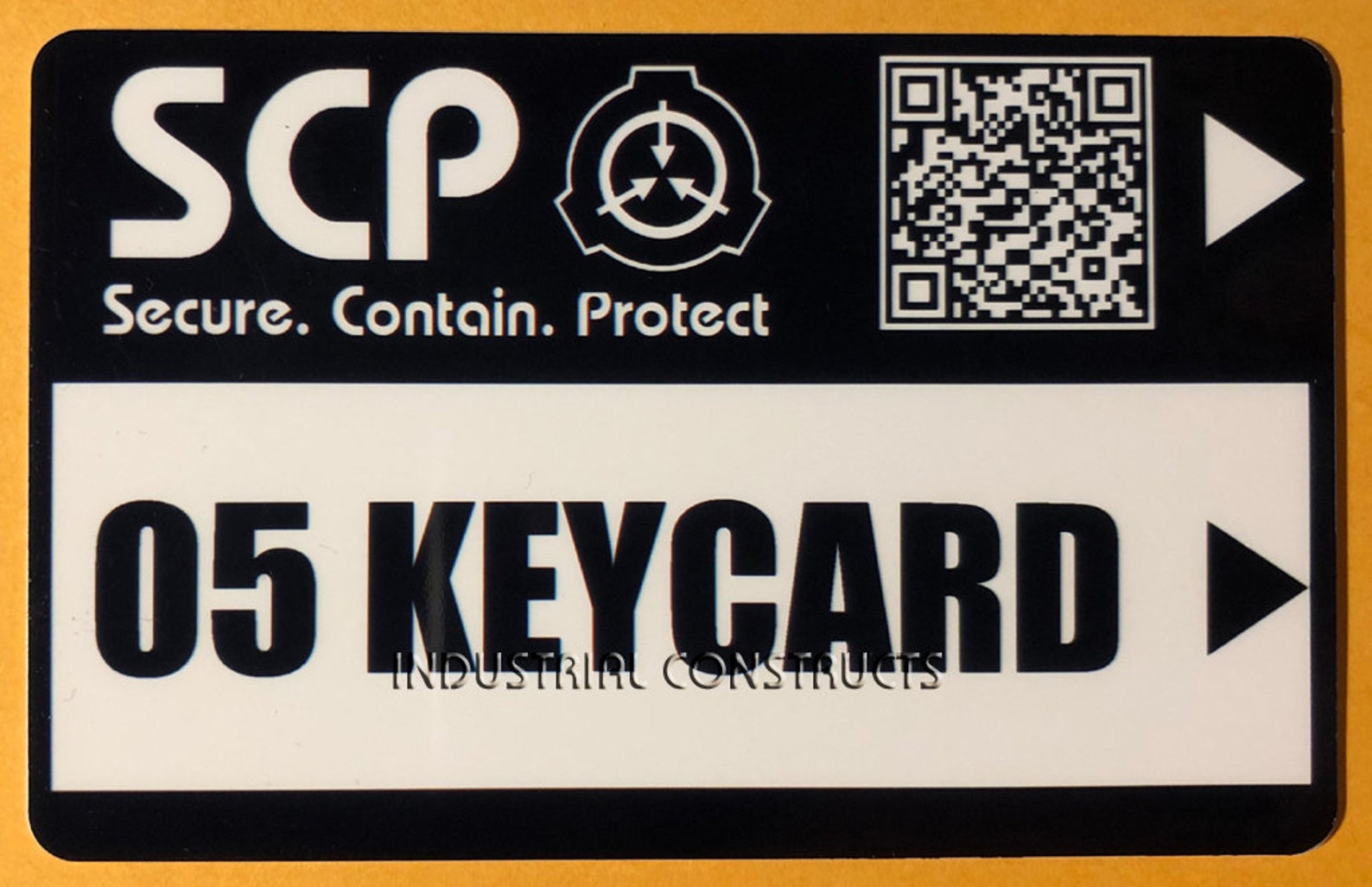 SCP Foundation ID Card CAC Style Customized With Your Etsy