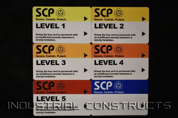 SCP Foundation Secure Access ID Cards Containment Breach 