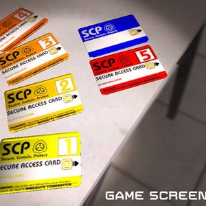 SCP Foundation Secure Access ID Cards Containment Breach current ...