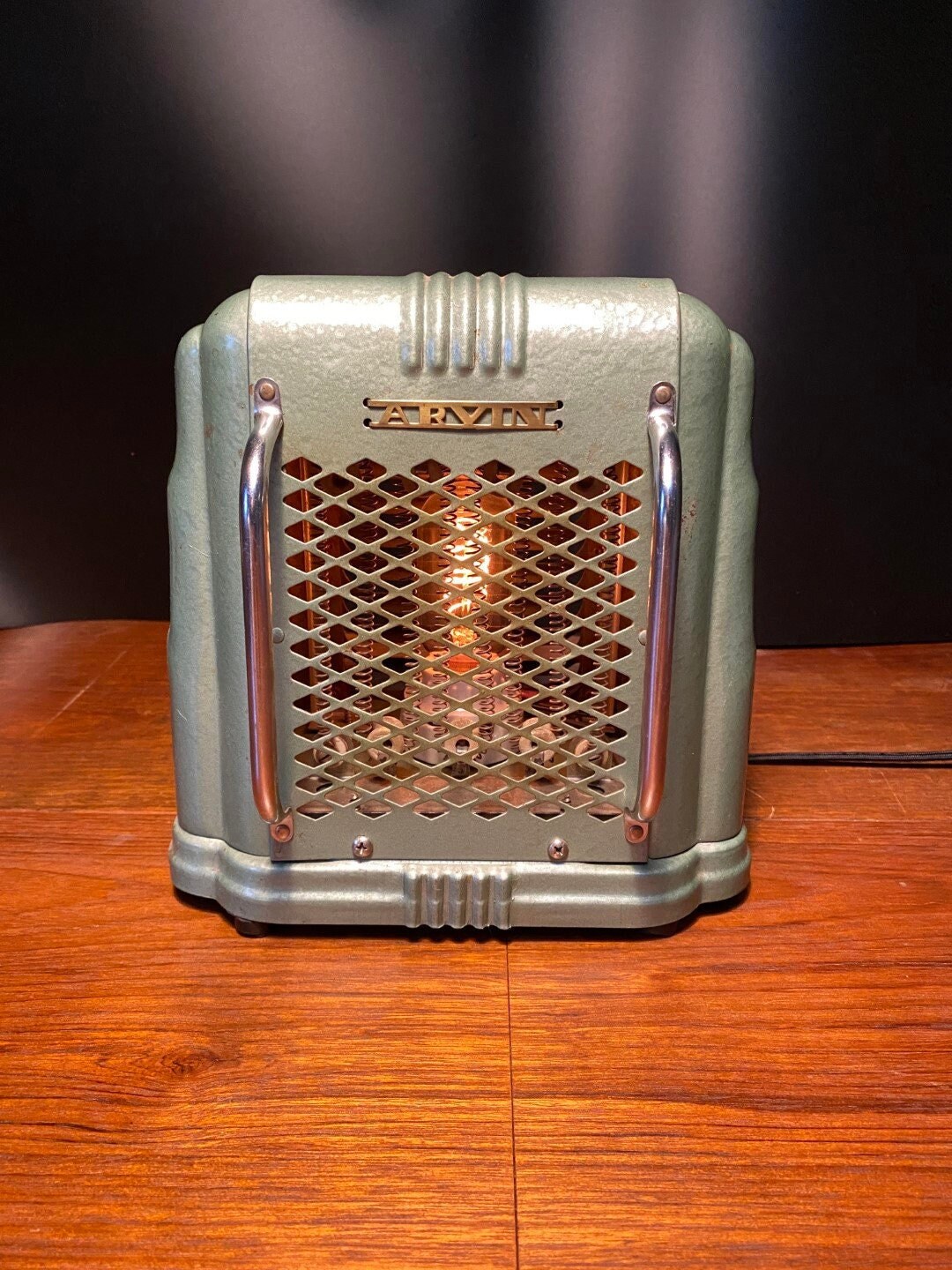 Vintage Arvin Heater Lamp Conversion Etsy