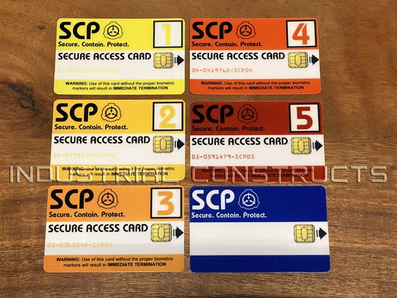 SCP Foundation Secure Access ID Cards Containment Breach current