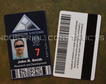 Custom Cyberdyne Systems ID Card / Badge - Terminator Series Fan Inspired Prop