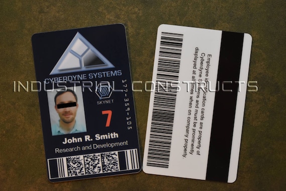 Custom Cyberdyne Systems ID Card / Badge - Terminator Series Fan