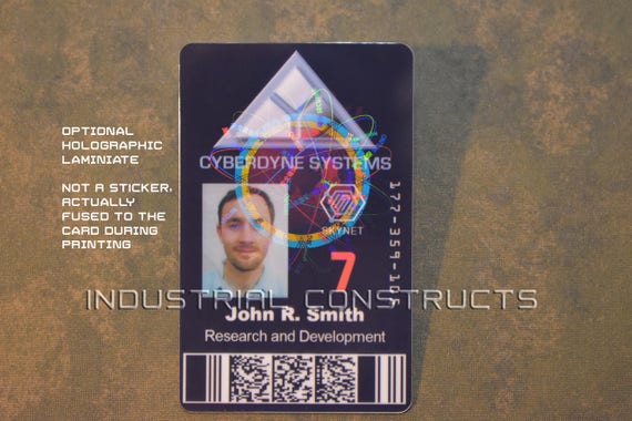 Custom Cyberdyne Systems ID Card / Badge - Terminator Series Fan