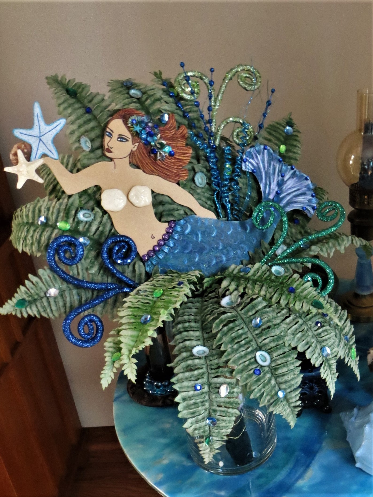 Mermaid Christmas Tree Topper 