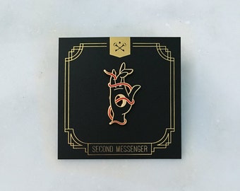 Red String of Fate Enamel Pin