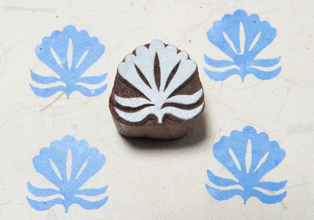Abstract 144, wood block stamp