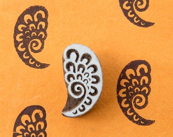 Tiny Indian Pattern #017, wooden printing block