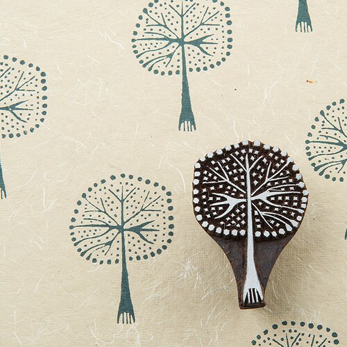 Wooden Henna Printing Block Stamp Tattoo Wood Block Stamp Etsy