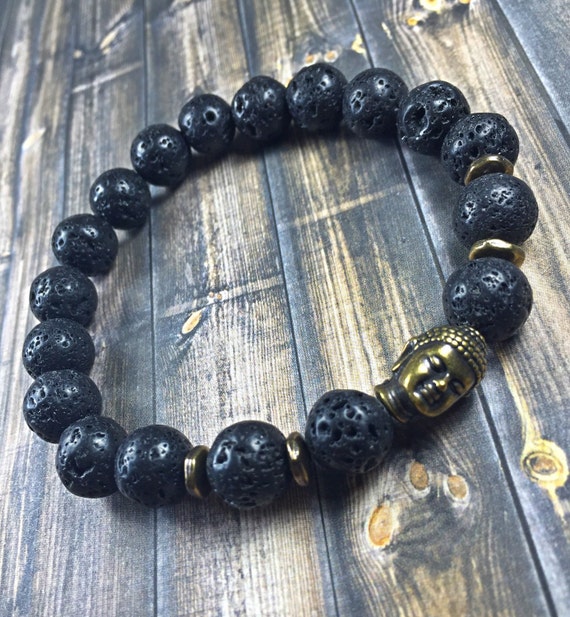Men's Buddha Bracelet Mens Bracelet Beaded Bracelet Etsy