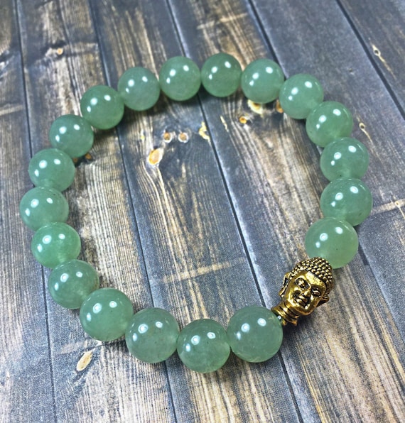 Green buddha bracelet deals