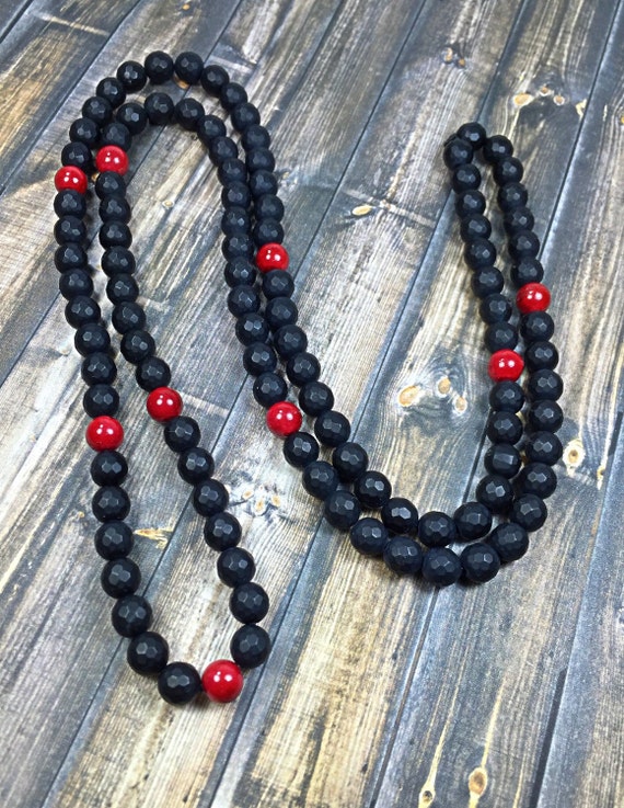 Men African Necklaces Mask Beaded Jewelry Bracelets Wooden – The Blacker  The Berry