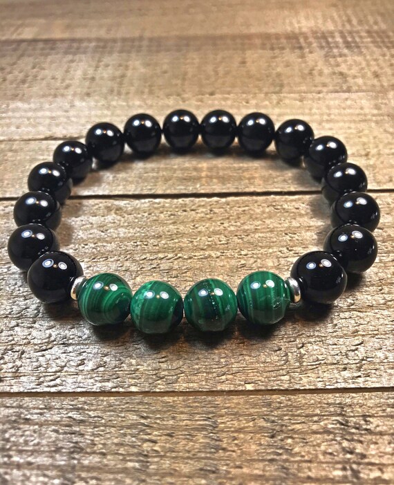 Mens sale malachite bracelet