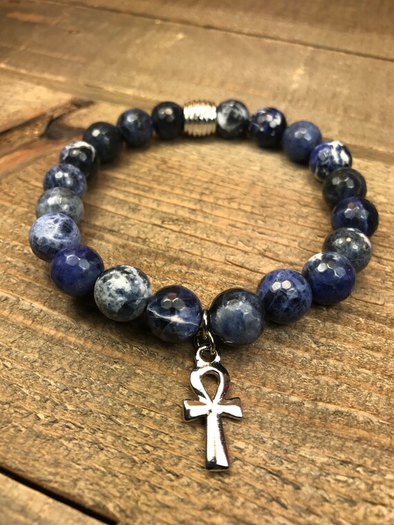 Men's cross bracelet mens bracelet cross bracelet beaded Etsy