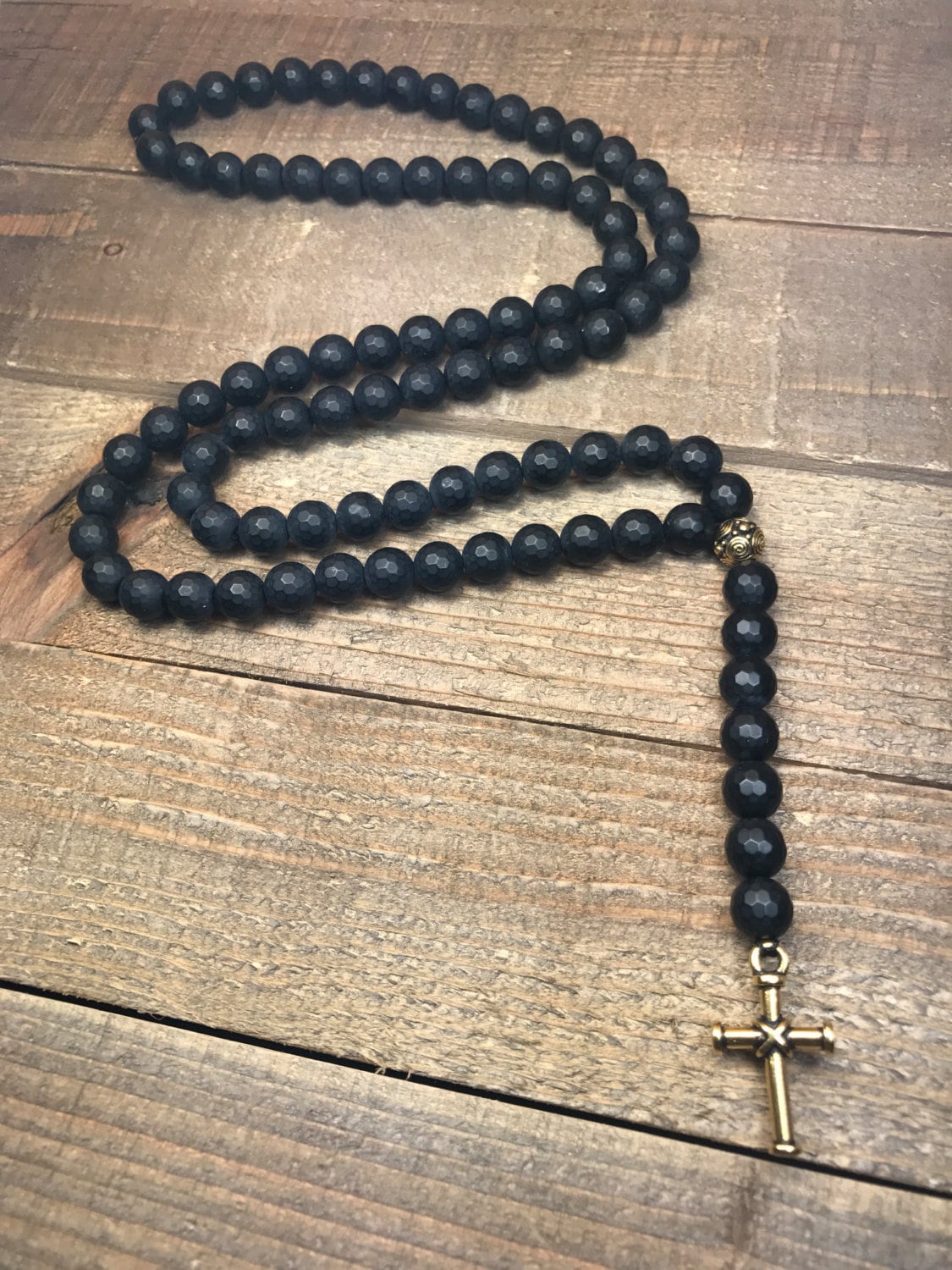 Mens Rosary Necklace Mens Necklace 