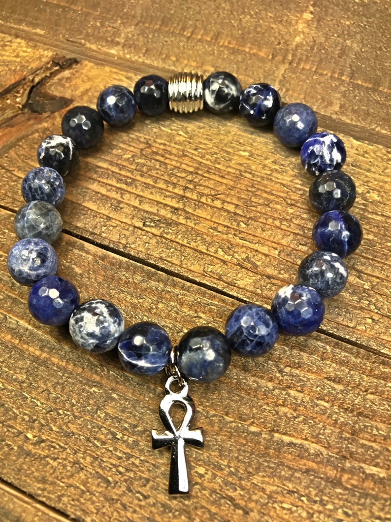 Men's cross bracelet mens bracelet cross bracelet beaded Etsy