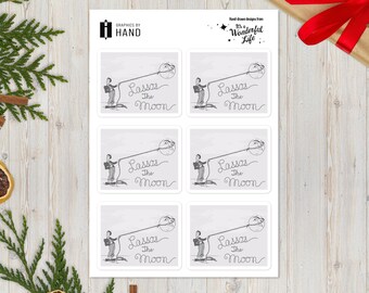 Décalcomanie Noël It's A Wonderful Life - Stickers Fenêtre - Vinyl Amovible - Neuf