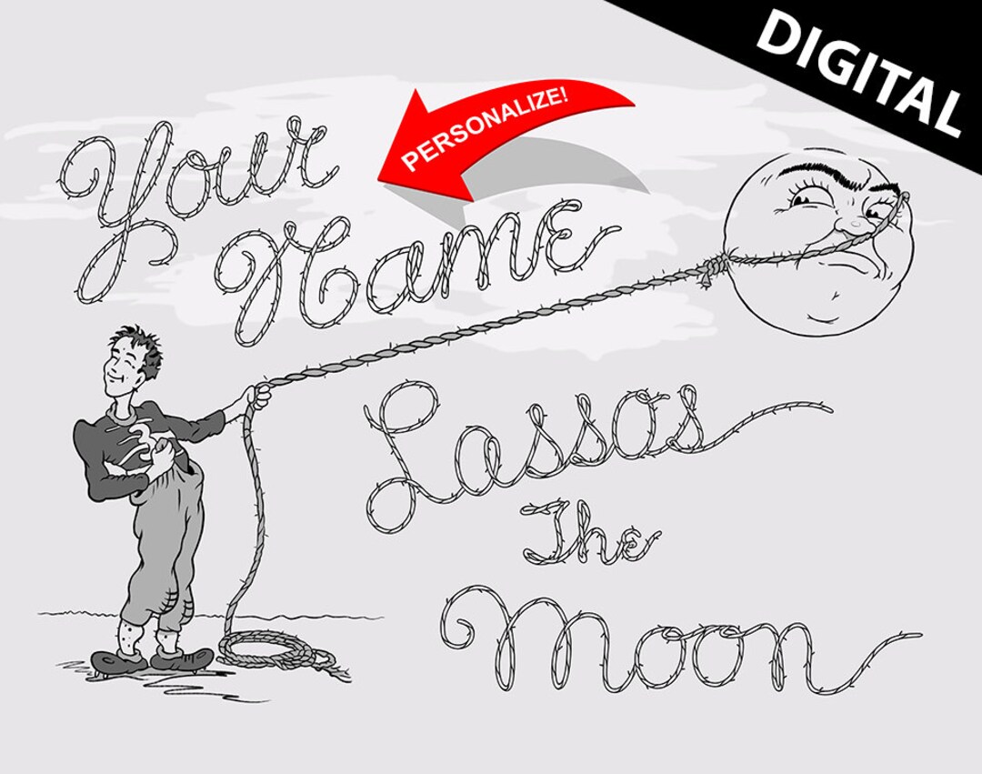 ORIGINAL Personalized Its a Wonderful Life George Lassos the Moon ...