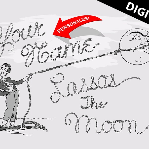 Lasso the Moon - Etsy