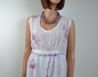 Vintage Off White Gunnysack Wedding Dress Small Etsy