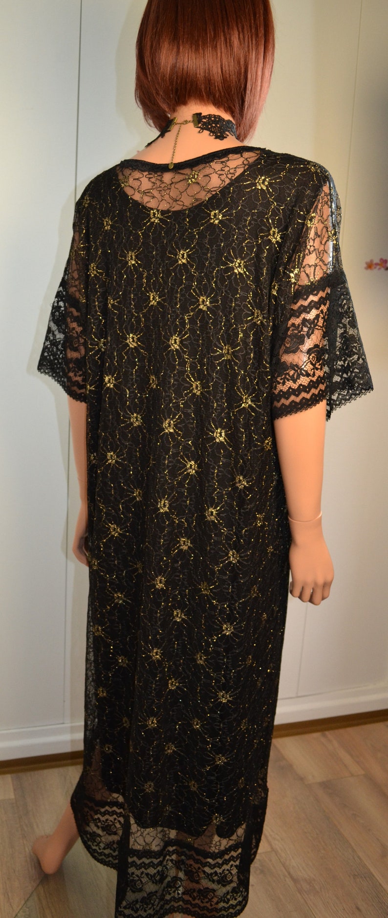 Dress style holiday long black