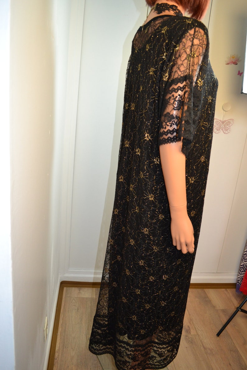 Dress style holiday long black