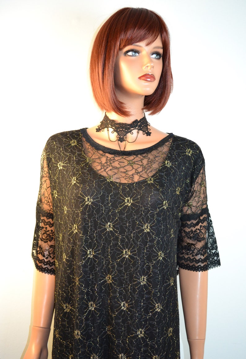 Dress style holiday long black