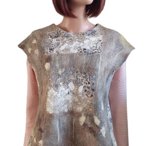 Gilet en laine feutrée cadeaux pour meres