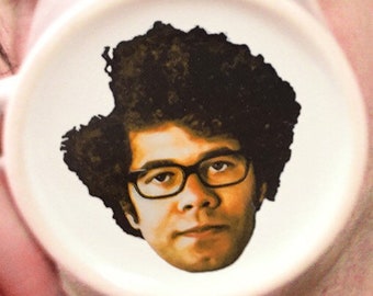 The IT Crowd Mug/Cup Maurice Moss Richard Ayoade Face Geek Nerd Microwave and DISHWASHER SAFE