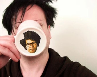 The IT Crowd Mug/Cup Maurice Moss Richard Ayoade Face Geek Nerd Microwave and DISHWASHER SAFE