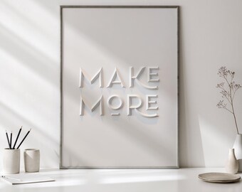 Maak meer afdrukken | Poster van Creative Studio (digitale download)