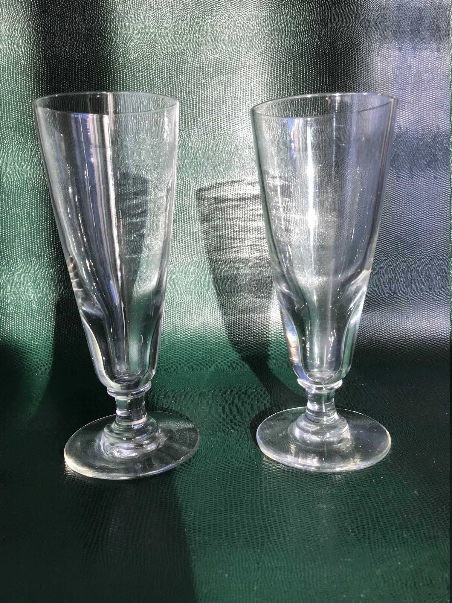 Verres à Pied Anciens Dits Absinthe, Xixeme