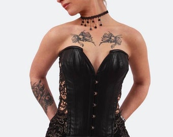 Leather Corset - Lace